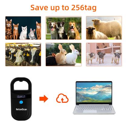 Imagem de Leitor de microchip para animais de estimação NetumScan atualizou 256 dados