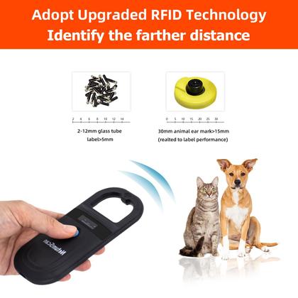 Imagem de Leitor de microchip para animais de estimação NetumScan atualizou 256 dados