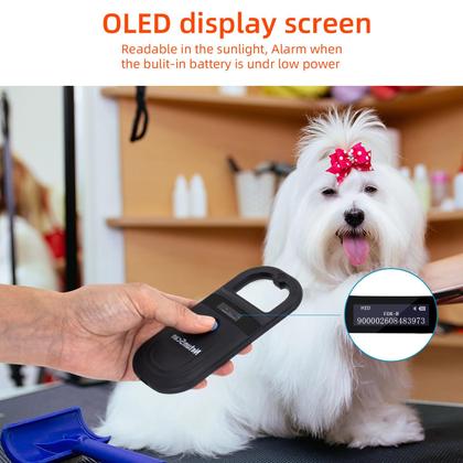 Imagem de Leitor de microchip para animais de estimação NetumScan atualizou 256 dados