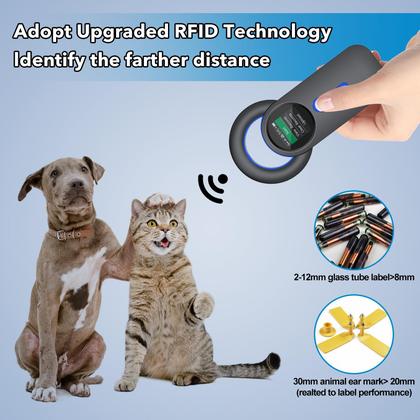 Imagem de Leitor de microchip para animais de estimação Symcode Bluetooth sem fio Symcode