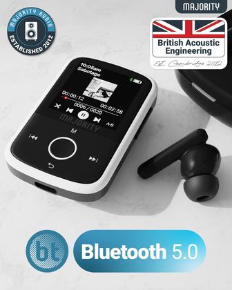 Imagem de Leitor de MP3 Majority MP3 GO Bluetooth 5.0 com Fones de Ouvido - 128GB