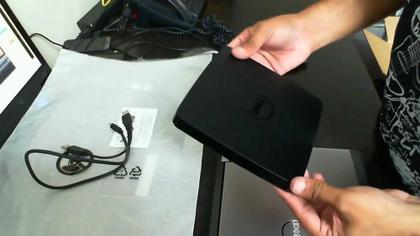 Imagem de Leitor gravador externo com cabo usb slim para pc e notebook