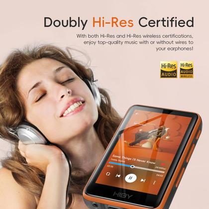 Leitor MP3 HiBy R1 HiFi com Bluetooth 5.1 - 2TB de Memória e DSD