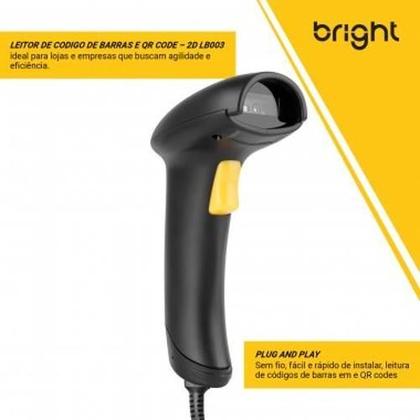 Imagem de Leitor Qr Code E Código De Barra Bright Lb003