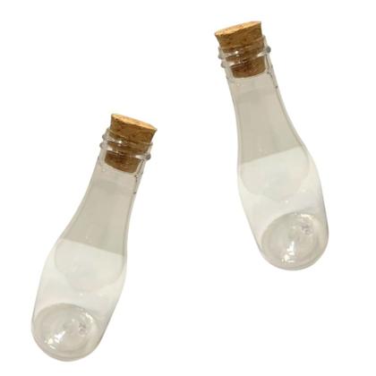 Imagem de Lembrancinha Garrafa Pvc 75ml Tampa Rolha 10 Un