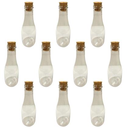 Imagem de Lembrancinha Garrafa Pvc 75ml Tampa Rolha 10 Un