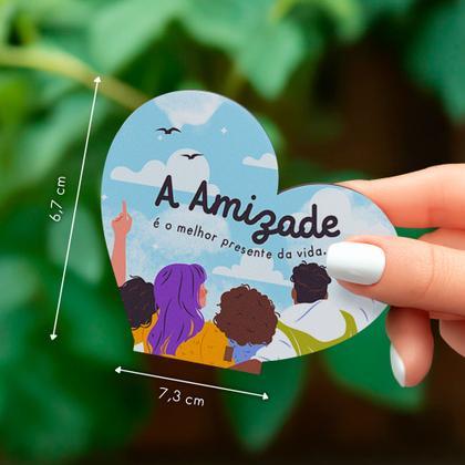 Imagem de Lembrancinha MDF Dia do Amigo  Kit com 20 unidades