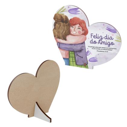 Imagem de Lembrancinha MDF Dia do Amigo  Kit com 20 unidades