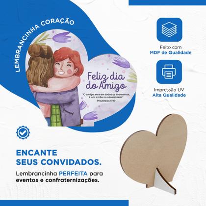 Imagem de Lembrancinhas MDF para Eventos: Kit com 30 Unidades para o Dia do Amigo