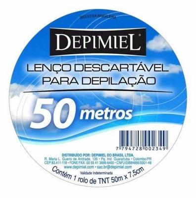 Imagem de Lenço Descartável para Depilação Depimiel - 50 Metros
