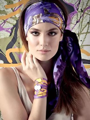 Imagem de Lenço Echarpe Feminino De Cetim De Seda Grande Retangular