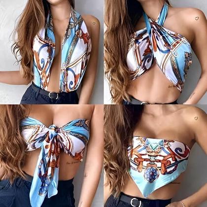 Imagem de Lenço Echarpe Feminino De Cetim De Seda Grande Retangular