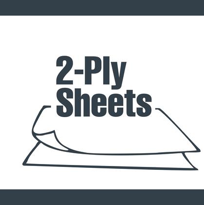 Imagem de Lenço facial Amazon Basics com loção de 2 camadas (300 unidades x 8)