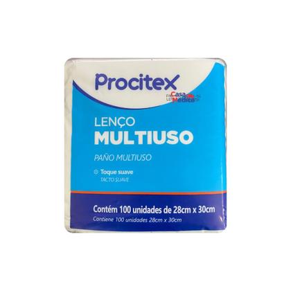 Imagem de Lenço Para Banho Multiuso PROCITEX 03 Pacotes 28x30cm