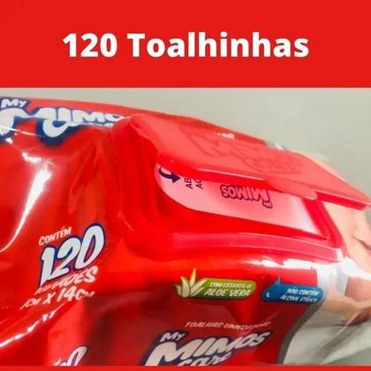 Imagem de Lenço Toalhinhas Umedecidas My Mimos Care C/120 Uni