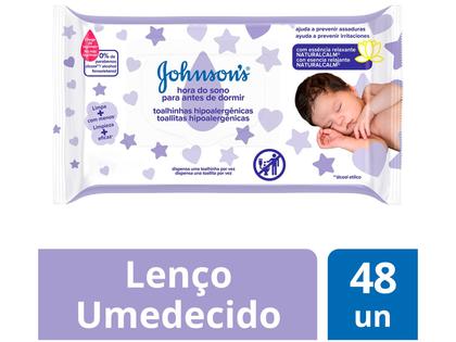 Imagem de Lenço Umedecido Johnsons Baby Hora do Sono