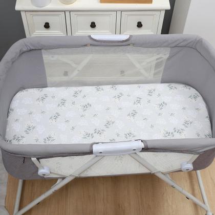 Imagem de Lençóis de berço ajustados para bebês Onacosht 84x48cm, pacote com 3