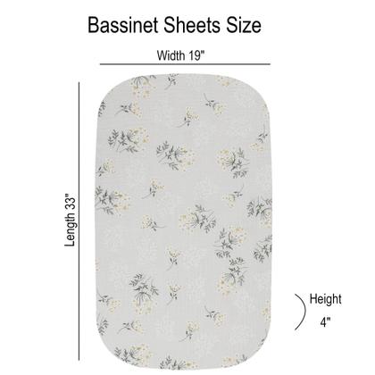 Imagem de Lençóis de berço ajustados para bebês Onacosht 84x48cm, pacote com 3
