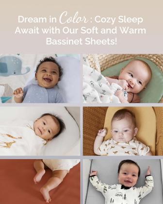 Imagem de Lençóis de berço ajustados TotCare para colchões de 18 x 30", pacote com 3