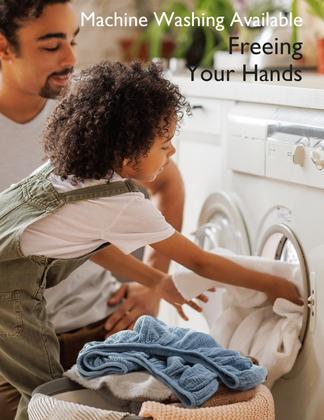 Imagem de Lençóis de berço Momcozy Muslin Standard, pacote com 2 unidades, azuis