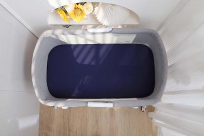 Imagem de Lençóis de berço Onacosht 100% algodão orgânico compatíveis com SNOO