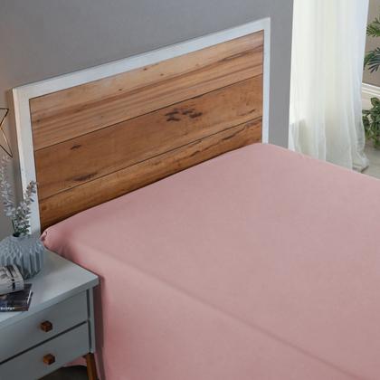 Imagem de Lençol 200 Fios Casal Virol Avulso Sem Elástico Toque Macio Qualidade Hotel