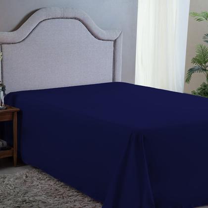 Imagem de Lençol 400 Fios King Size Sem Elástico 01 peça 40cm Altura PREMIUM Tecido Super Macio Alta Qualidade