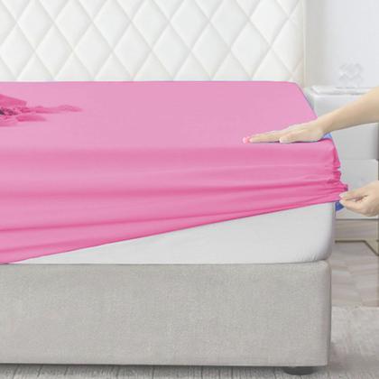 Imagem de Lençol Algodão 180 fios com Elástico Casal Queen Maciez e Conforto