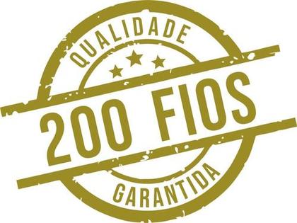 Imagem de Lençol Avulso C/ Elástico King 100% Algodão 200 Fios Percal
