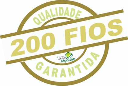 Imagem de Lençol Avulso C/ Elástico Queen Altura 45cm 200 Fios azul GHF