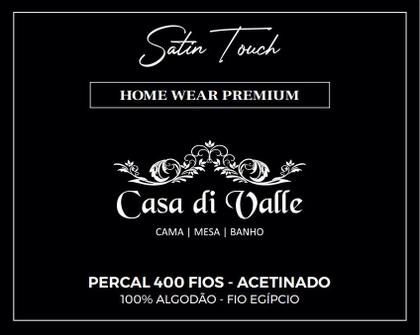Imagem de Lençol Avulso Casal C/ Elástico 400 Fios 100%Algodão Egípcio