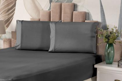 Imagem de Lençol Avulso com Elástico para Cama Queen Dia a Dia Malha Gel Liso