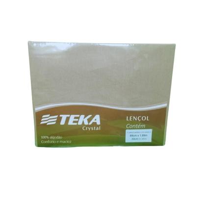 Imagem de Lencol avulso com elastico teka crystal 120 fios 100%algodão