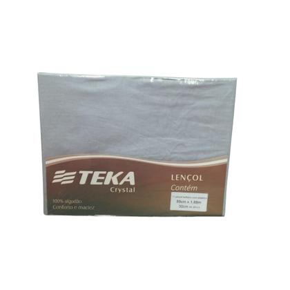 Imagem de Lencol avulso com elastico teka crystal 120 fios 100%algodão