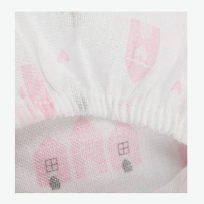 Imagem de Lençol Avulso Infantil Com Elástico Estampado Berço Americano 100% Algodão Papi Menino e Menina