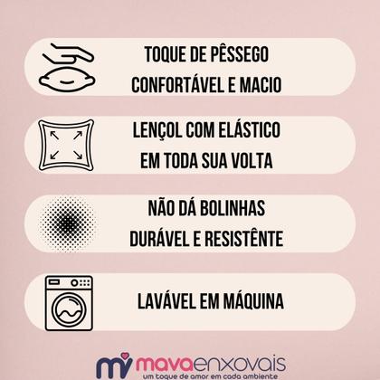 Imagem de Lençol Avulso Viúva Especial C/Elástico Micropercal 400 Fios