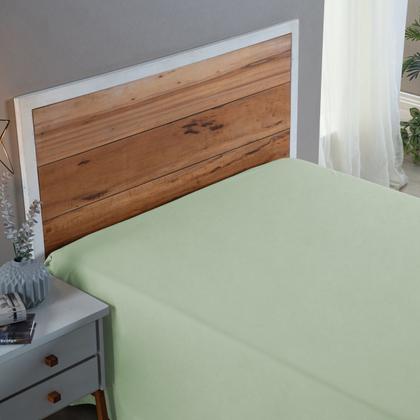 Imagem de Lençol Cama Box Casal 100% Algodão 200 Fios Virol Sem Elástico Hotel Pousada Revenda