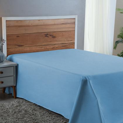 Imagem de Lençol Cama Box Queen 01 Peça Percal 300 Fios Liso SEM ELÁSTICO 100% Algodão PREMIUM Avulso