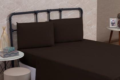 Imagem de Lençol Cama de Solteiro 3 peças Cama Box Menino Menina Liso com Elástico