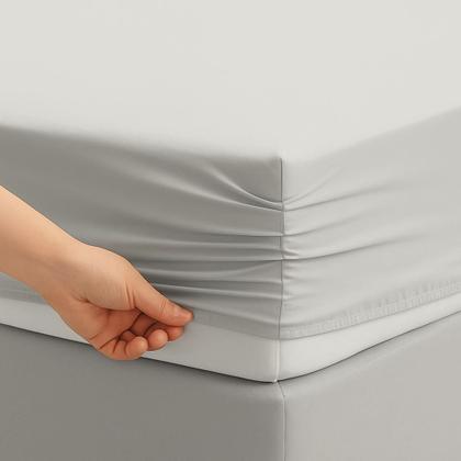 Imagem de Lençol cama Solteirão Avulso 400 Fios Com Elástico 100% algodao