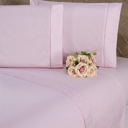 Imagem de Lençol Casal 4 Peças Algodão 400 Fios Conforto e Estilo