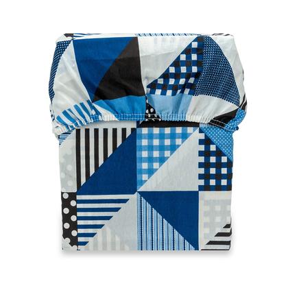 Imagem de Lençol Casal Avulso c/ Elástico Percal Estampado 180 fios