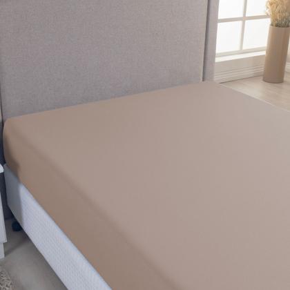 Imagem de Lençol Casal King Avulso C/ Elástico Malha 100% Algodão