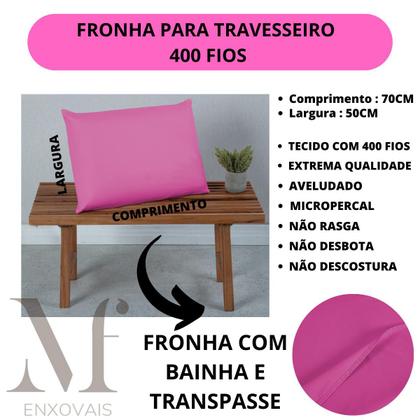 Imagem de Lençol Casal Padrão 400 Fios 3 peças com Elástico e Fronha Hotel Pousada Barato