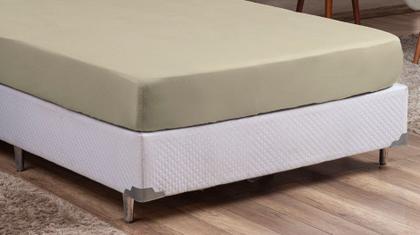 Imagem de Lençol Casal Padrão COM ELASTICO Microfibra PREMIUM 01 Peça para Cama Box 30CM Altura