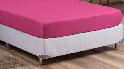 Imagem de Lençol Casal Padrão COM ELASTICO Microfibra PREMIUM 01 Peça para Cama Box 30CM Altura