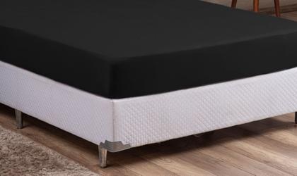 Imagem de Lençol Casal Padrão COM ELASTICO Microfibra PREMIUM 01 Peça para Cama Box 30CM Altura