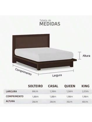 Imagem de lençol com elástico 100% algodão percal 200 fios solteiro, Casal, Queen e king
