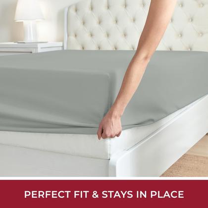 Imagem de Lençol com elástico Mellanni Iconic Collection King Spa Mint