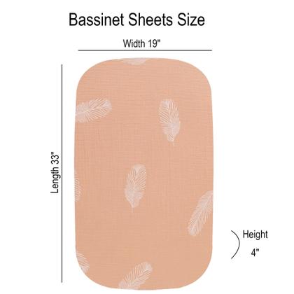 Imagem de Lençol com elástico Onacosht 33x19x8 cm, pacote com 3 unidades, algodão rosa